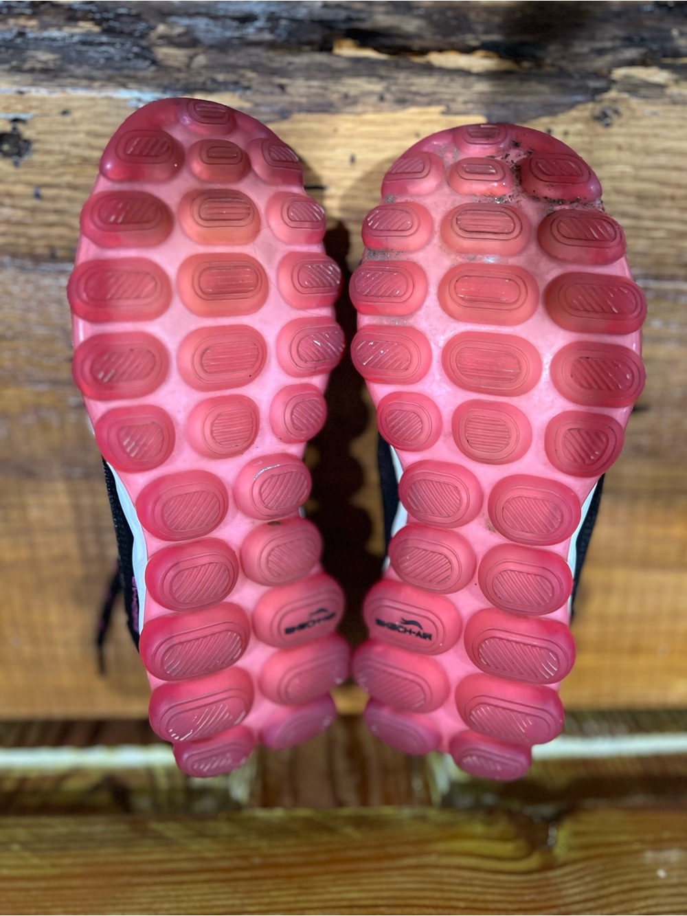 Skechers Black Athletic Sneakers with Pink Accents - Picture 9 of 11